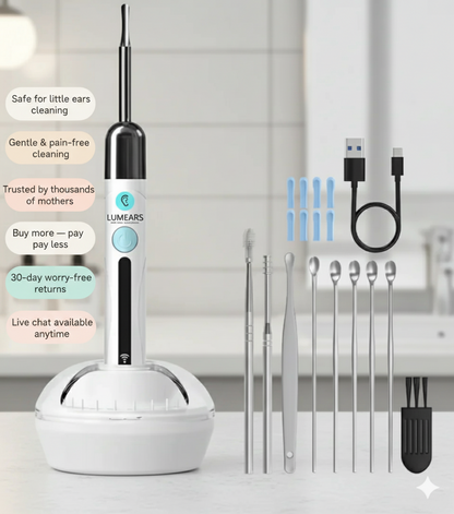Lumears™ Visual Cleaner Kit - Safe and Fun Ear Care for the Whole Family