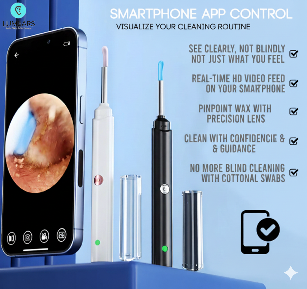 Lumears™ Visual Cleaner Kit - Safe and Fun Ear Care for the Whole Family