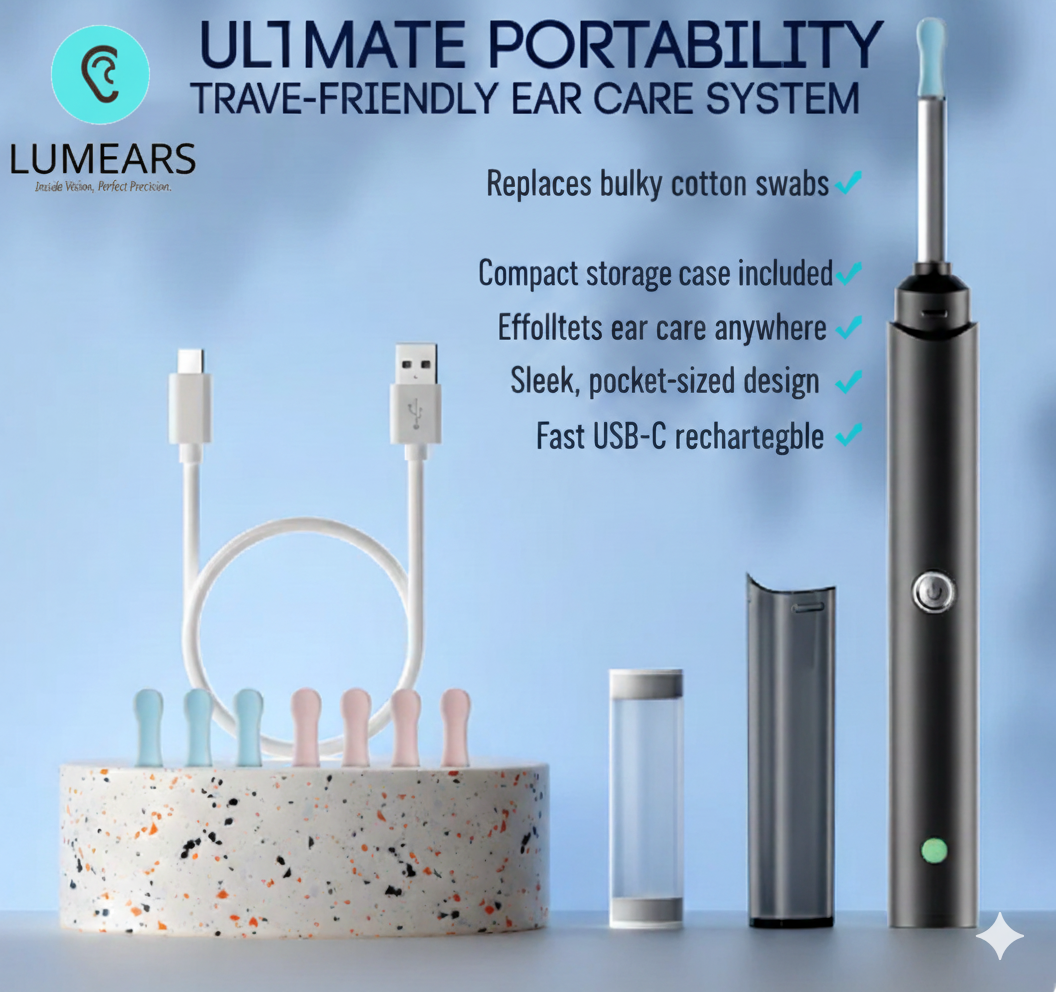 Lumears™ Visual Cleaner Kit - Safe and Fun Ear Care for the Whole Family