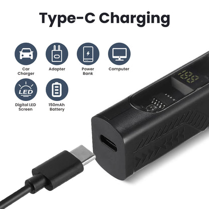 Lumears™ Precision Groom Pro 💈 — 360° Nose & Ear Hair Trimmer for Men & Women